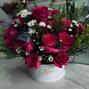 Bouquet Plano Rosas Rojas
