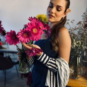 Florero Gerberas